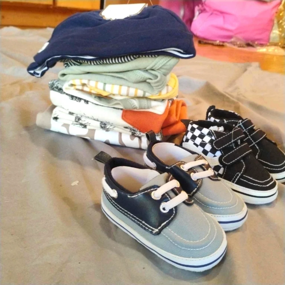 Baby Boy Bundle 0–6M | Carter’s + Boutique + NWT Items. C​​